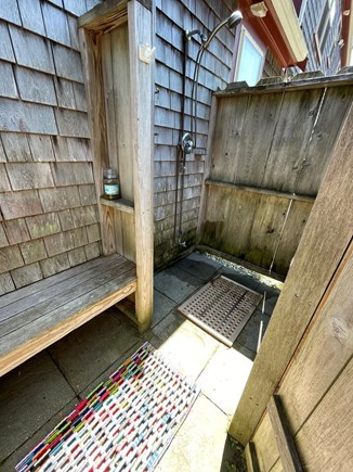 North Eastham Cape Cod vacation rental - Outdoor shower with dressing area