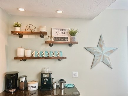 Harwich Cape Cod vacation rental - Coffee bar in the kitchen