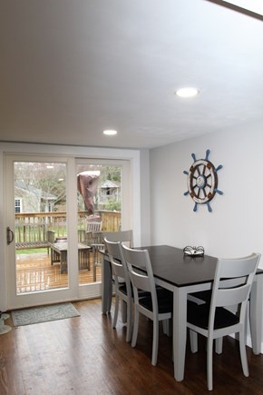 Barnstable, Hyannis Cape Cod vacation rental - Kitchen dining with tucked in bench