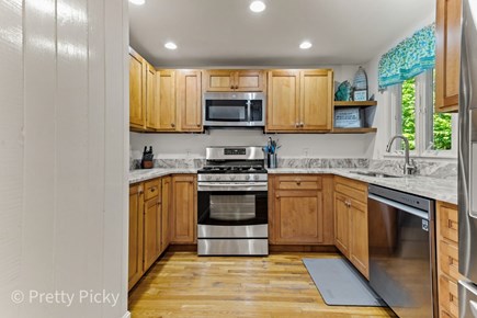 Brewster Cape Cod vacation rental - This kitchen has new countertops and appliances