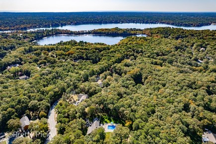 Brewster Cape Cod vacation rental - Just down the road from the pool is the pond!