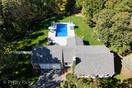 Brewster Cape Cod vacation rental - Spacious pool and yard to play in