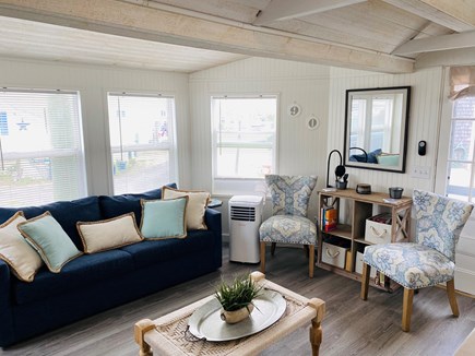 DennisPort, Chases Open Grove  Cape Cod vacation rental - Living area with plenty of natural light and direct ocean views