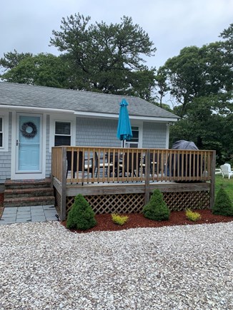Eastham Cape Cod vacation rental - Front View of Deck with Grill