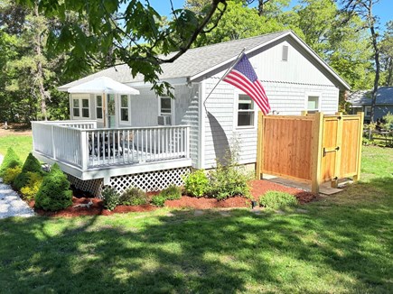 Eastham Cape Cod vacation rental - Side yard with enclosed outdoor shower