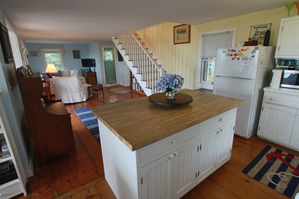 Truro Cape Cod vacation rental - Kitchen into Living Room