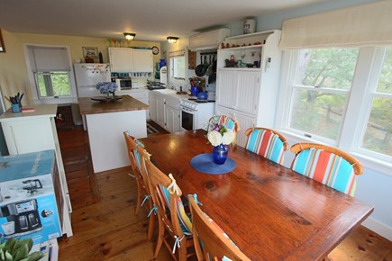 Truro Cape Cod vacation rental - Dining into Kitchen