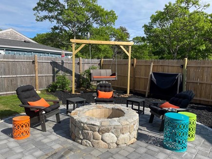 South Yarmouth Cape Cod vacation rental - Fire pit and swing