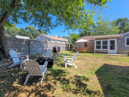 Yarmouth, Nauset Escape Cape Cod vacation rental - Back yard/ firepit