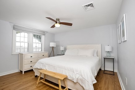 Yarmouth Cape Cod vacation rental - King bedroom with dresser, 4K TV and en-suite bathroom