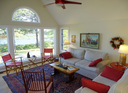 South Dennis Cape Cod vacation rental - Living room views