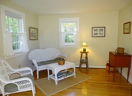 South Dennis Cape Cod vacation rental - Master bedroom seating area