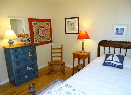 Dennis Port Cape Cod vacation rental - Bedroom with one twin, water views