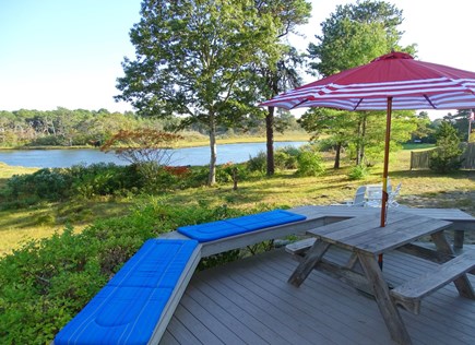 Dennis Port Cape Cod vacation rental - Enjoy summer days and nights on the deck, overlooking water