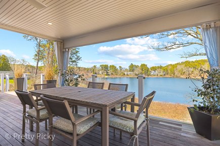 Chatham Cape Cod vacation rental - Mahogany deck is set right on Lovers Lake in Chatham.
