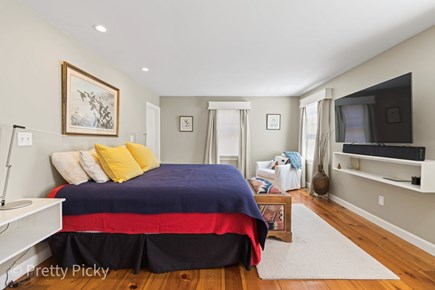 Chatham Cape Cod vacation rental - Primary bedroom on the main level with a king size bed.