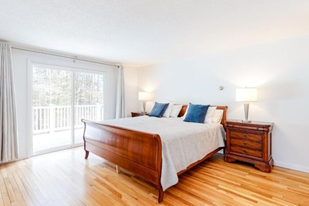 New Seabury Cape Cod vacation rental - Upstairs king bedroom, sliders to wraparound deck