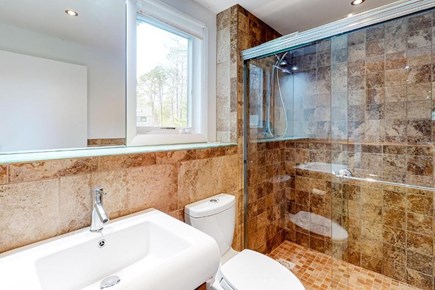 New Seabury Cape Cod vacation rental - Downstairs full bath, stall shower