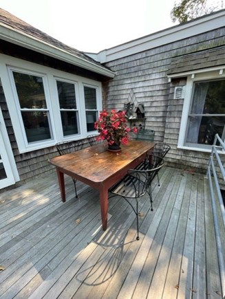 Falmouth Cape Cod vacation rental - Enjoy dining on the deck!