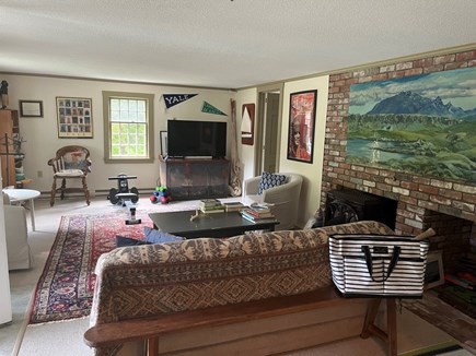 Barnstable Village Cape Cod vacation rental - Garden entrance w/pullout sofa & separate room w/ daybed(no pic).