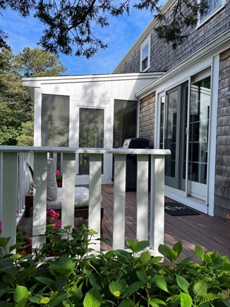 Barnstable Village Cape Cod vacation rental - Deck with grill.