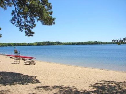 Centerville Cape Cod vacation rental - Lake Wequaquet beach