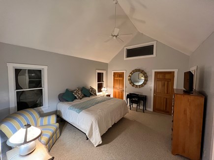 Centerville Cape Cod vacation rental - Master bedroom King with ensuite bath with jet tub - first floor