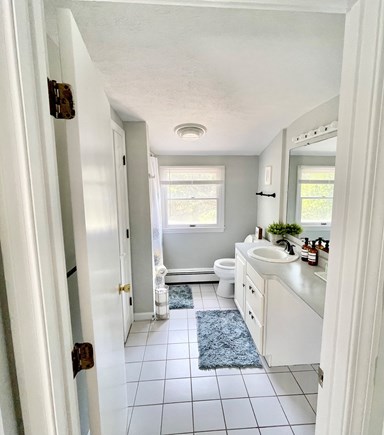 E. Falmouth Cape Cod vacation rental - 2nd Floor bathroom, Walk in shower