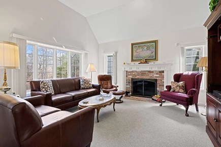 Centerville  Cape Cod vacation rental - Family Room with wood fireplace