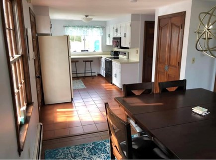 Falmouth Cape Cod vacation rental - Kitchen opens to a spacious dining room, with seating for 8