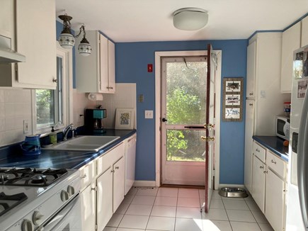 Yarmouthport/Off 6A Cape Cod vacation rental - Bright fully applianced kitchen, door to fenced yard