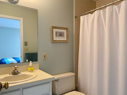 Ocean Edge Cape Cod vacation rental - Primary Bathroom (2nd Floor) with Tub/Shower Combo