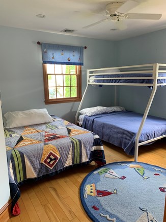 Wareham MA vacation rental - 1 full size bed and 1 bunk bed which is a twin over full size bed