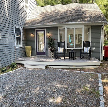 New Seabury Cape Cod vacation rental - Side entrance is our Main Entry point with a porch to relax on