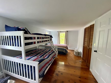 Yarmouth Port Cape Cod vacation rental - Upstairs bedroom with 2 twin beds and twin over full bunk