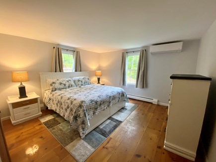 Yarmouth Port Cape Cod vacation rental - Downstairs bedroom with King bed and A/C mini split