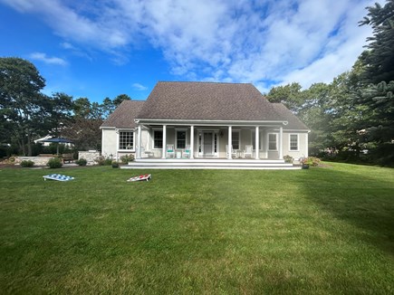 Harwich Cape Cod vacation rental - Front of house with farmers’ porch