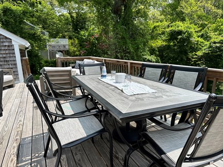 Harwich - Long Pond area Cape Cod vacation rental - Enjoy outdoor dining and sitting area
