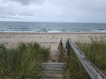East Sandwich Cape Cod vacation rental - Beach and Bay at the end of the walkway