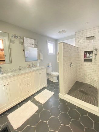 Centerville Cape Cod vacation rental - Primary Full bath with walk in shower
