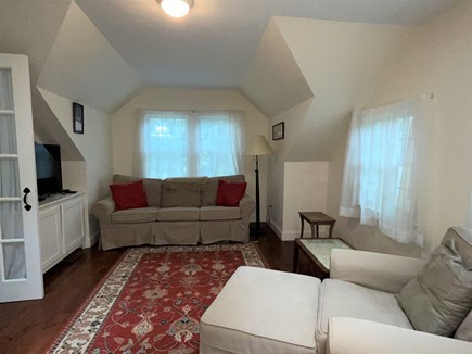 Harwich Port Cape Cod vacation rental - Sitting room next to Master bedroom with queen size pullout sofa