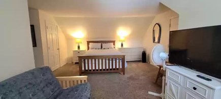 East Falmouth Cape Cod vacation rental - Second floor bedroom with a queen bed and futon