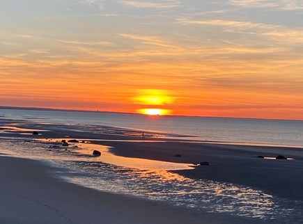 Dennis Cape Cod vacation rental - Beautiful sunset on Nobscussett Beach