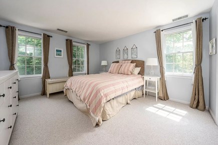 West Yarmouth Cape Cod vacation rental - 3rd bedroom Queen, cheery room w 50 inch tv.