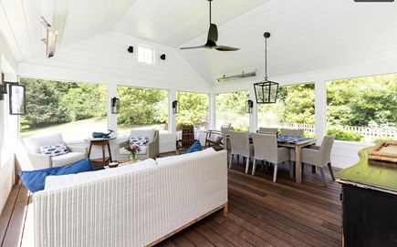 Brewster Cape Cod vacation rental - Separate entertainment sunroom