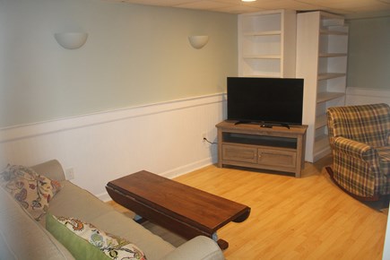 Eastham, Nauset Light - 3979 Cape Cod vacation rental - Finished basement room with TV