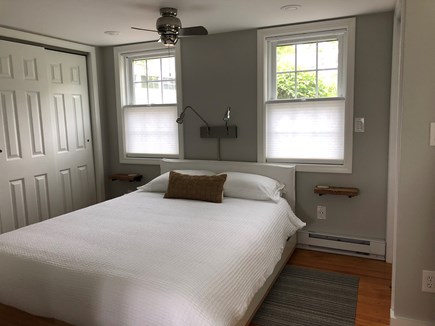 Mashpee Cape Cod vacation rental - 1st floor primary bedroom has a queen size, latex foam mattress.