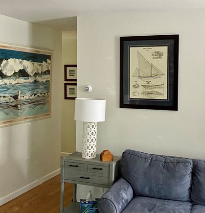 Eastham, Near Town Center Cape Cod vacation rental - New Art 2024 Living Area