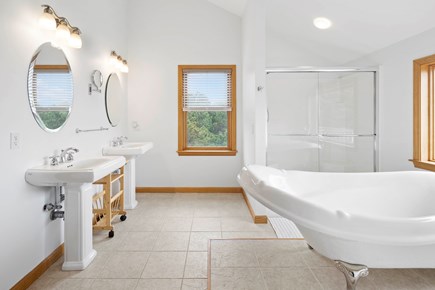 Truro Cape Cod vacation rental - Full bathroom with double sinks