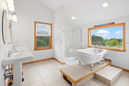 Truro Cape Cod vacation rental - Bath with a stunning view